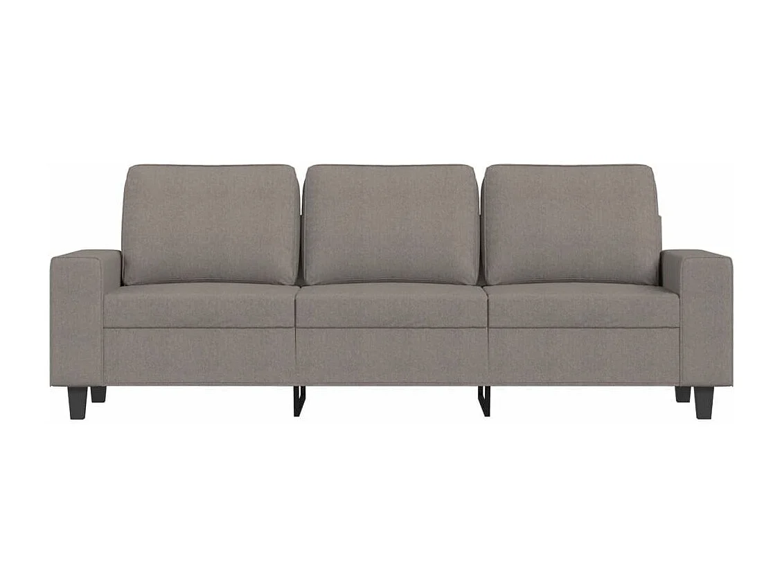 Canapé à 3 places Taupe 180 cm Tissu