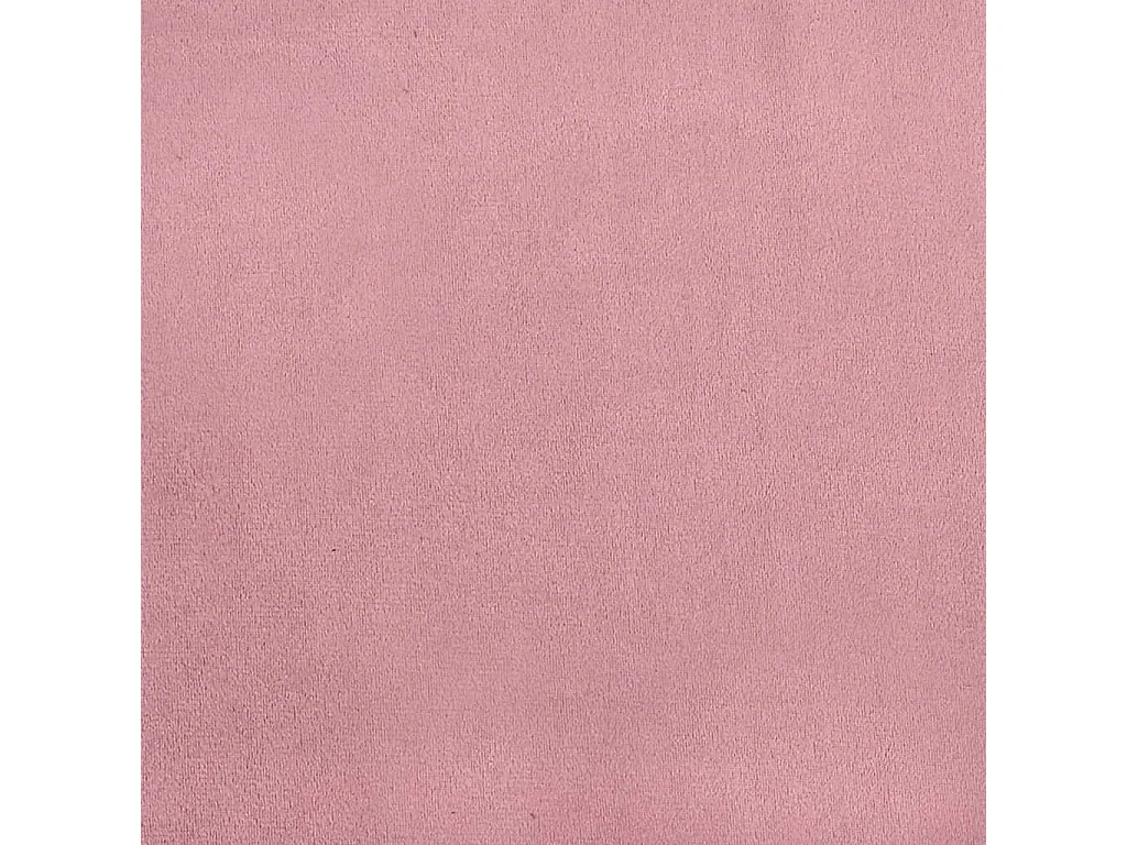 Sofá de 2 lugares veludo 120 cm rosa
