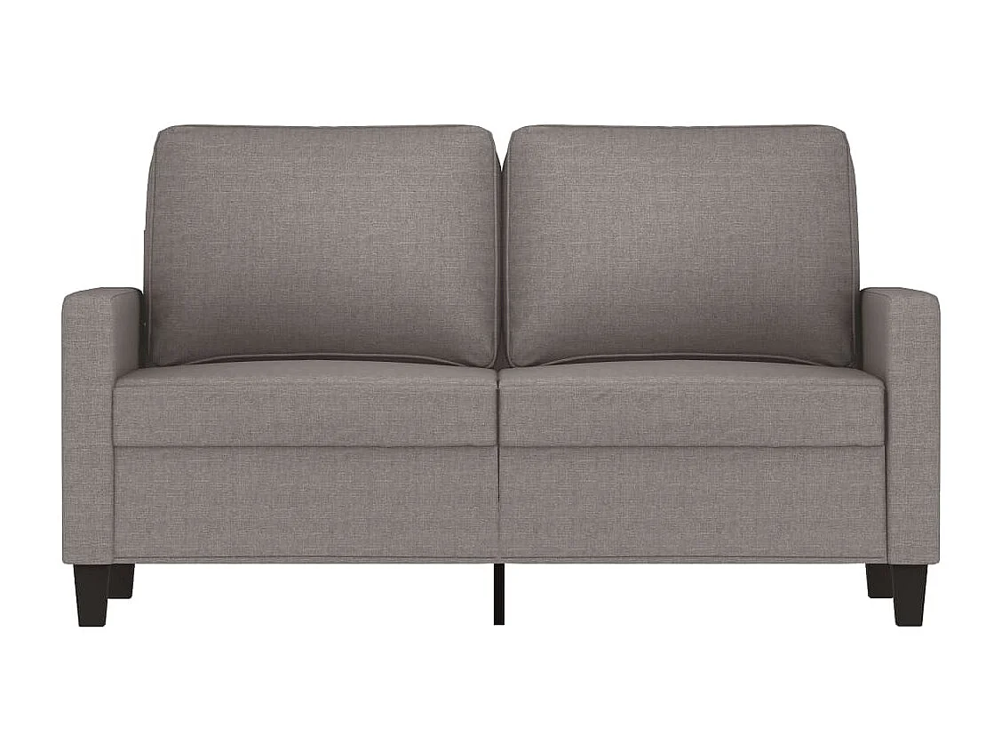 Canapé à 2 places Taupe 120 cm Tissu