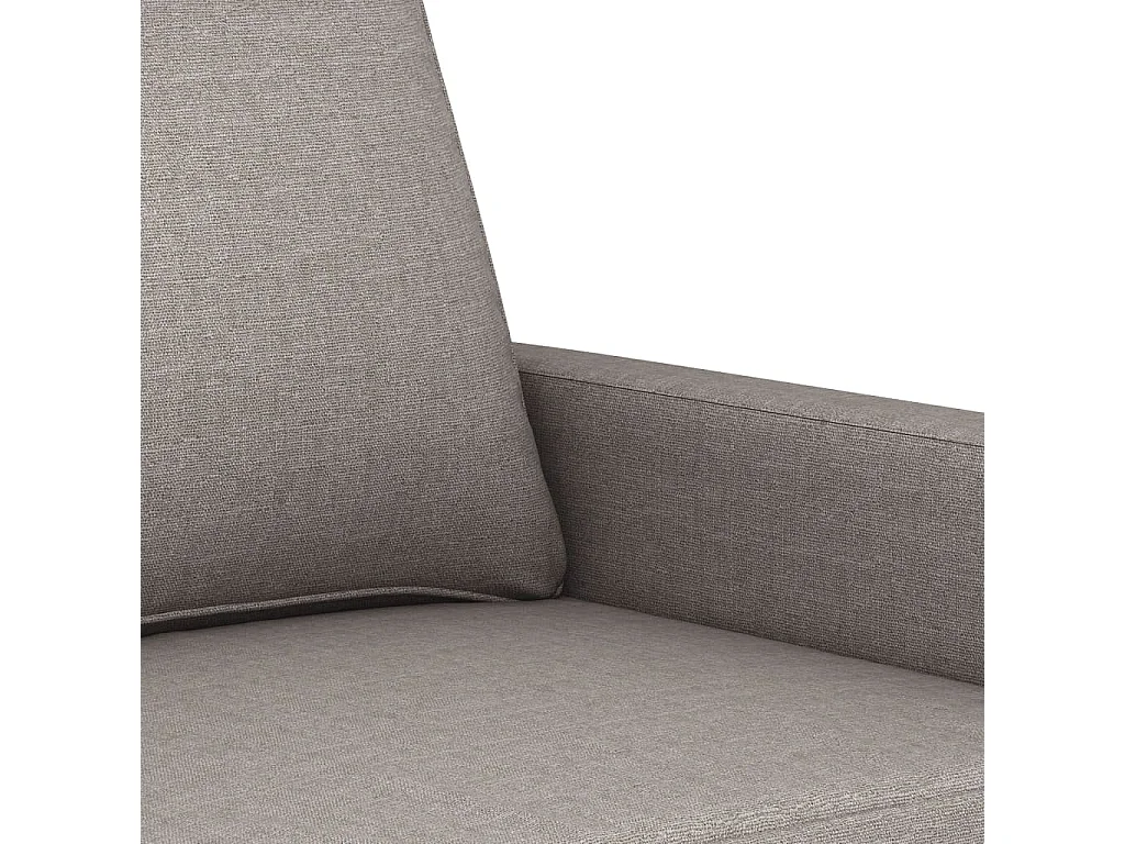 Canapé à 2 places Taupe 120 cm Tissu