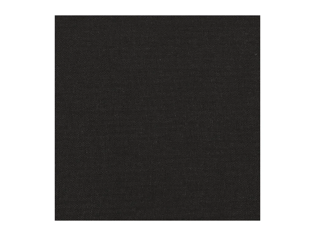 Canapé à 2 places Noir 120 cm Tissu