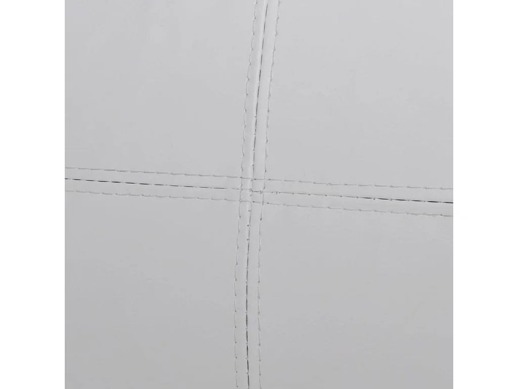 Driezitsbank kunstleer wit