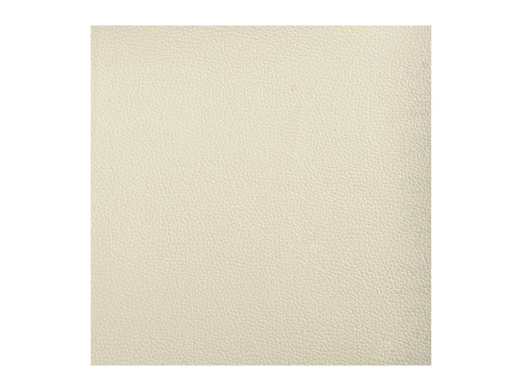 Tweezitsbank 140 cm kunstleer crèmekleurig