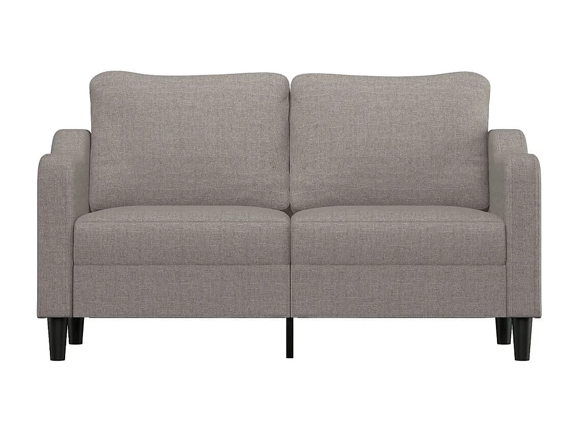 Tweezitsbank 140 cm stof taupe