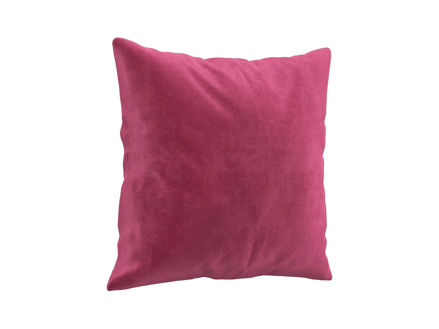 Canapé 2 places avec oreillers bordeaux 140 cm velours