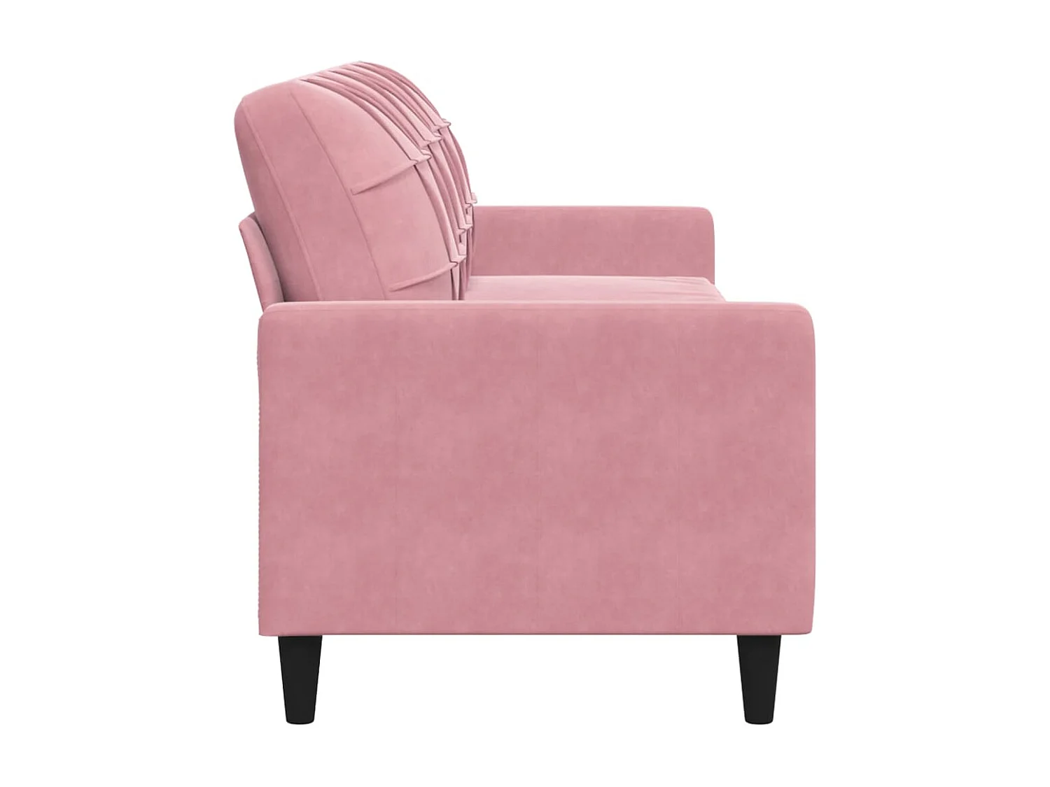 Canapé à 3 places Rose 210 cm Velours