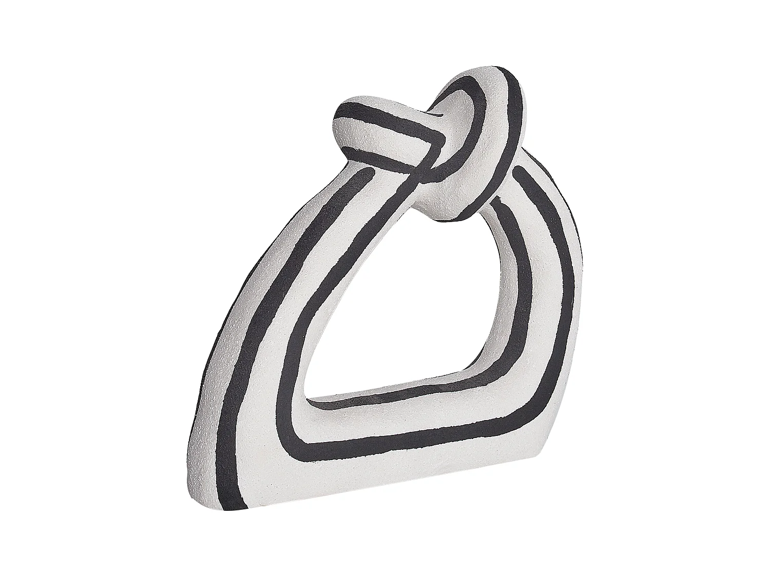 Accessoire Décoratif ZANDER Grès Noir/blanc