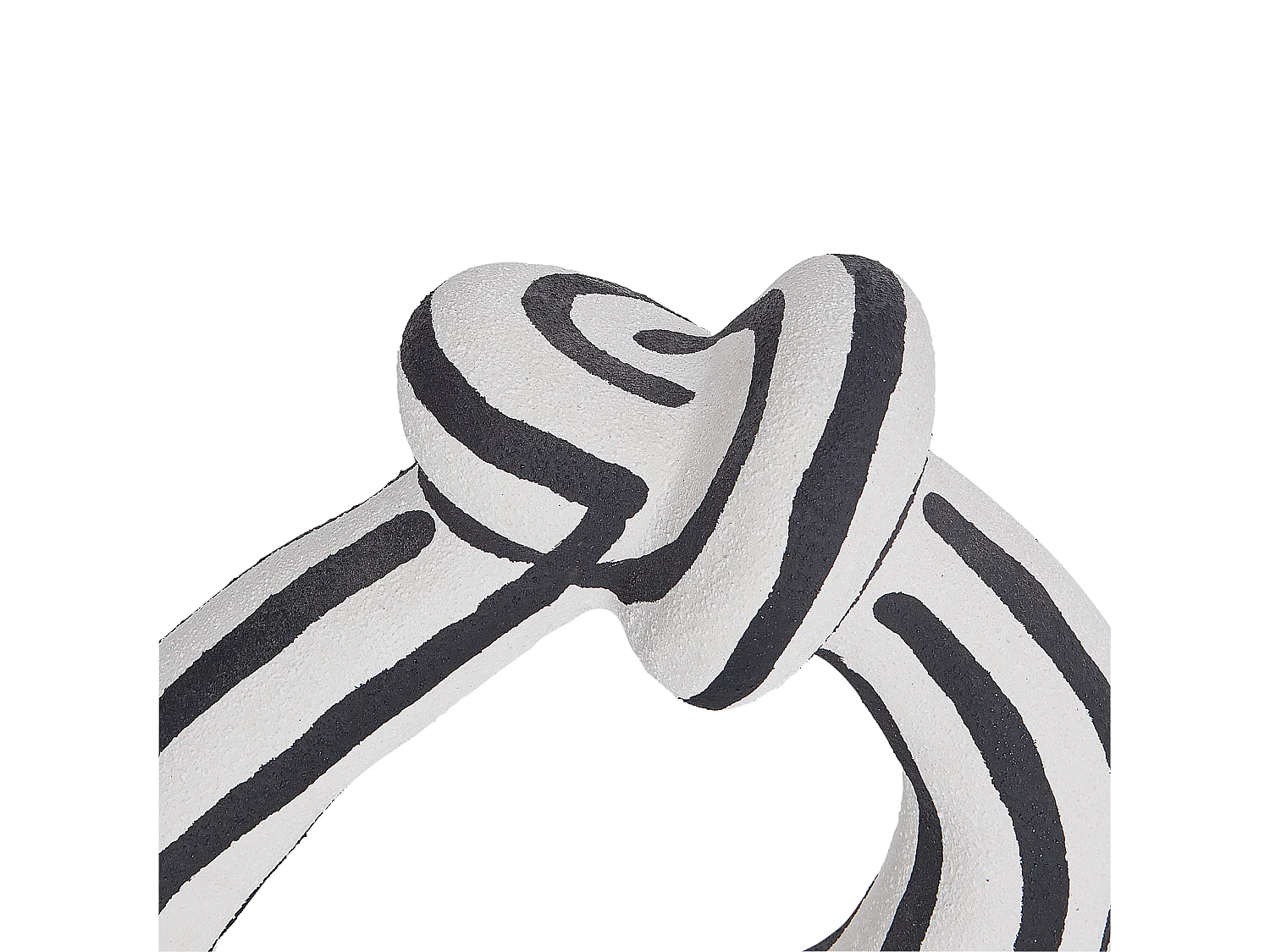 Acessório decorativo ZANDER Grés Preto/Branco