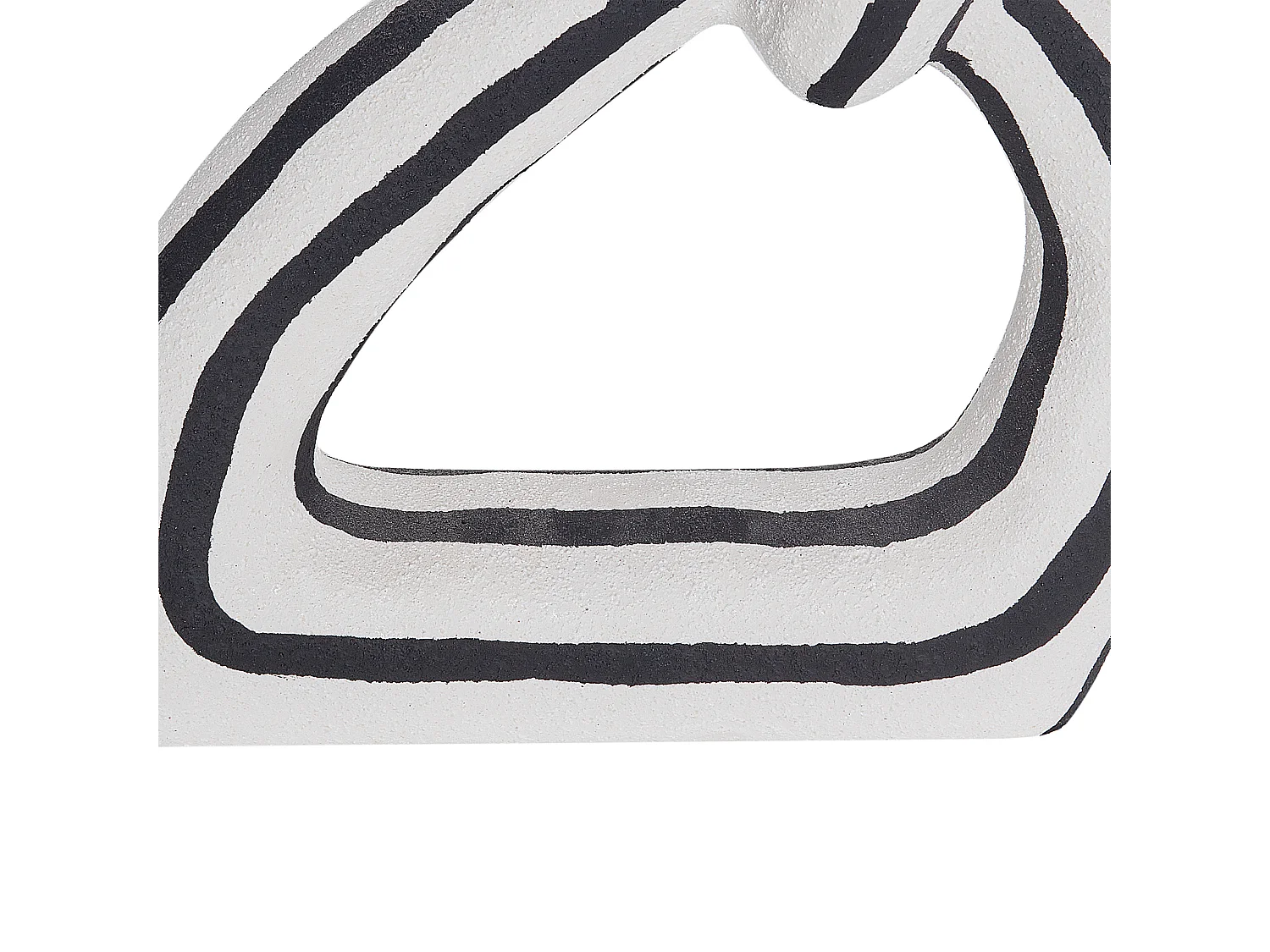 Acessório decorativo ZANDER Grés Preto/Branco