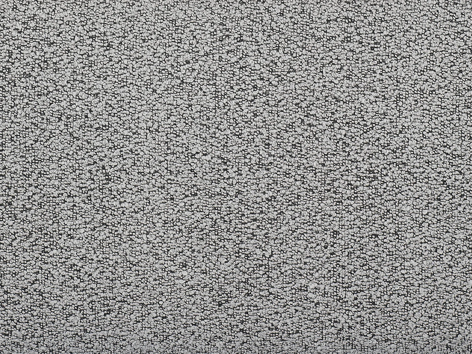 Lit 140 x 190 cm - Tissu bouclette - Gris - ISYDE