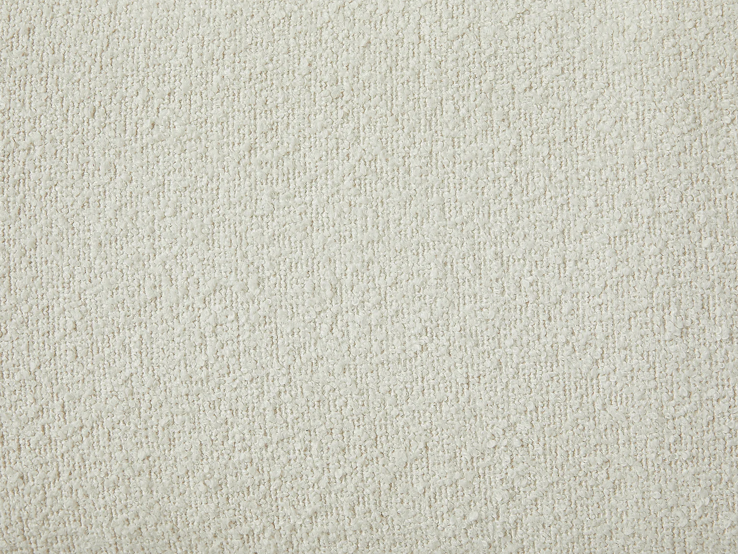 Lit 160 x 200 cm - Tissu bouclette - Beige - ISYDE