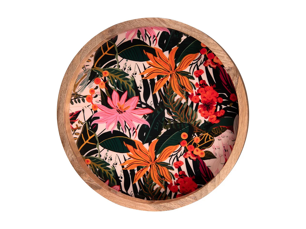 Set de 2 plateaux ronds Taiana 35 et 40 cm