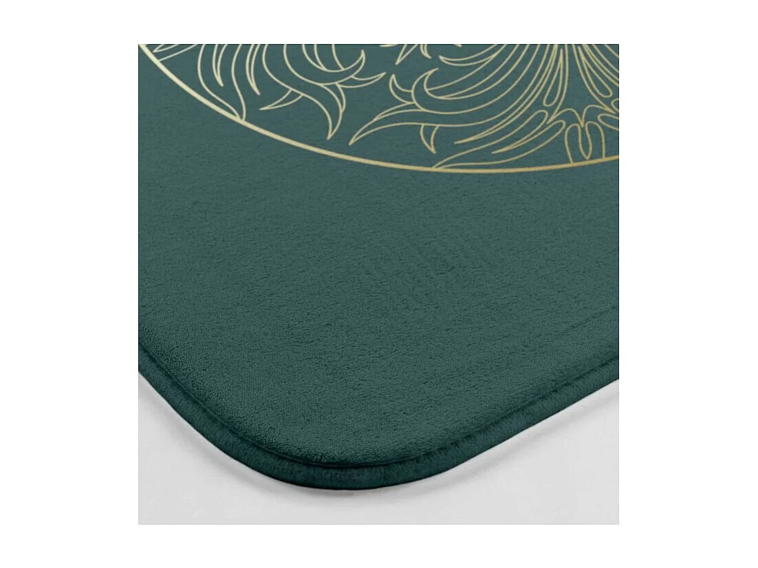 Tapis de Bain Microfibre "Ginkoblue" 45x75cm Vert