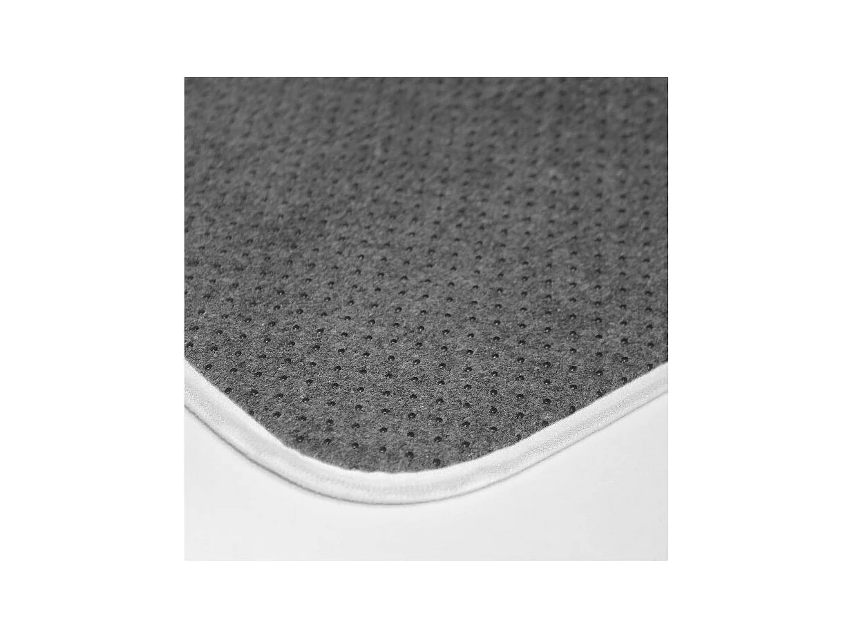Tapis de Bain Imprimé "Memphis" 45x75cm Blanc