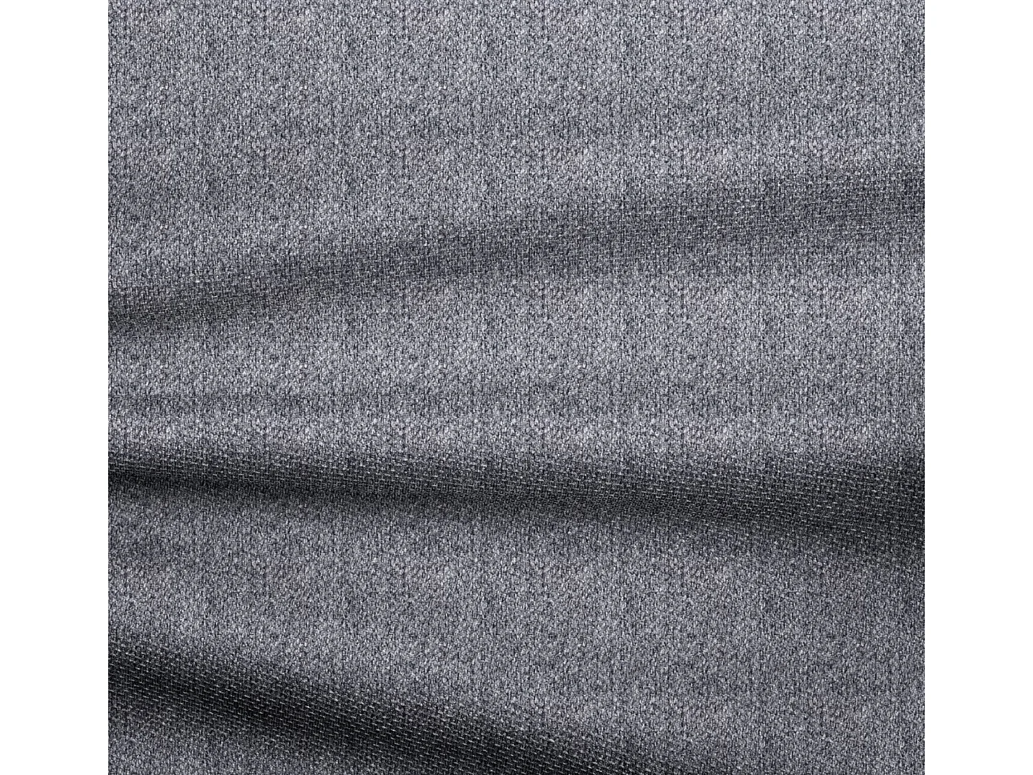 Canapé 3 places tissu tramé gris clair 205cm MYRA