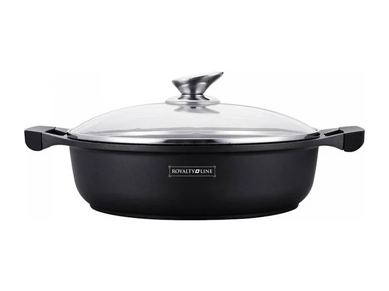 Royalty Line RL-BR28M : Marmite À Soupe Peu Profonde En Marbre 28cm