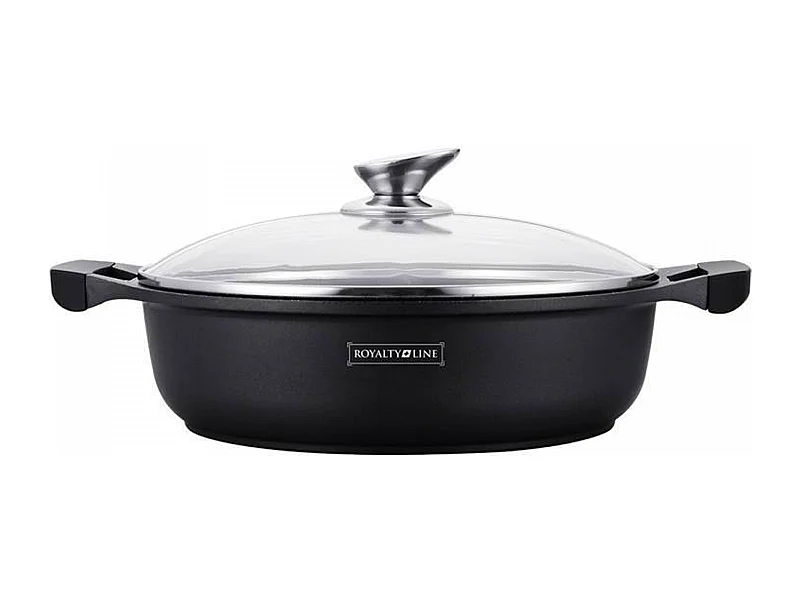 Royalty Line RL-BR28M : Marmite À Soupe Peu Profonde En Marbre 28cm