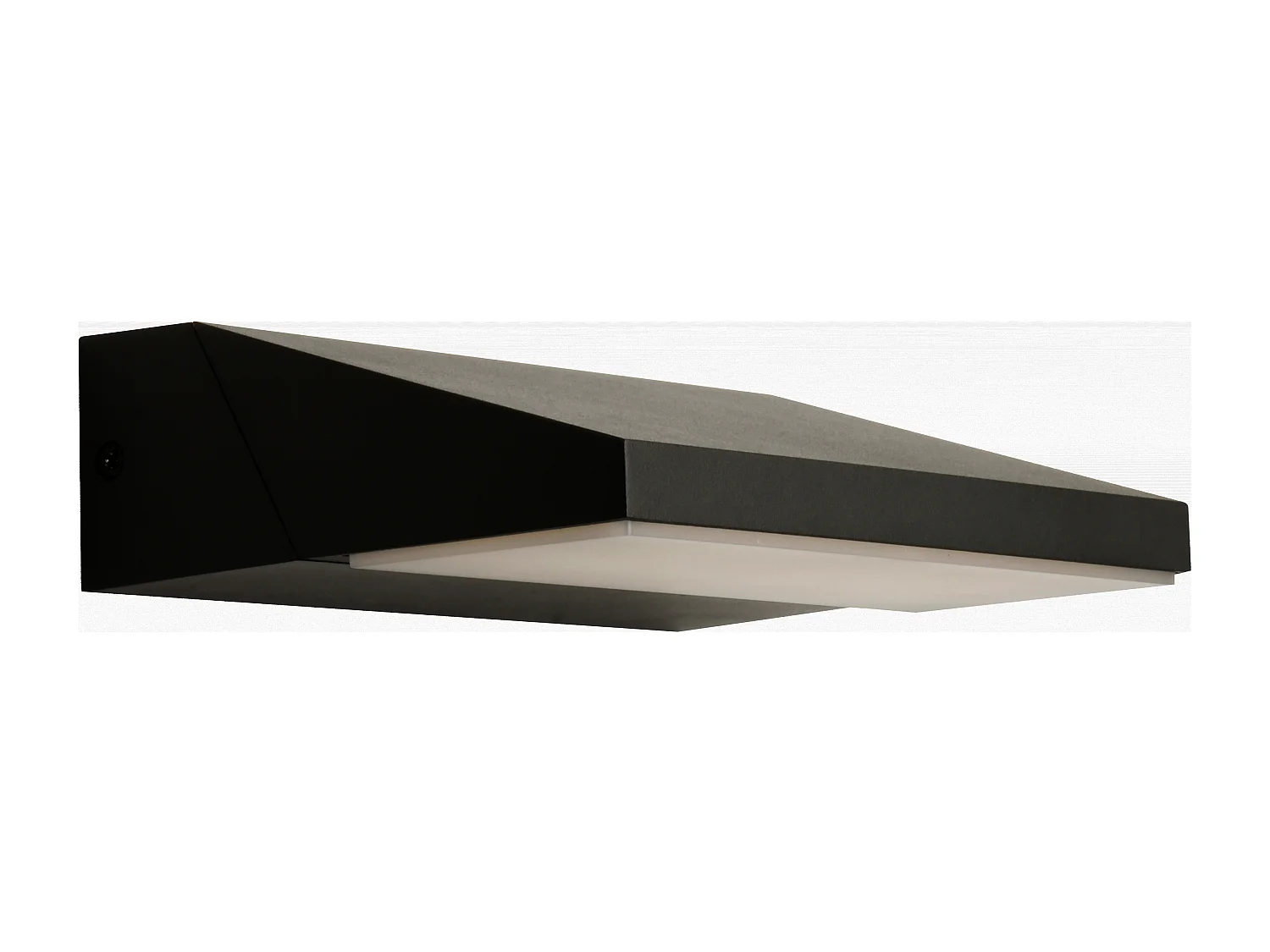 Applique extérieure filaire IP65 (1200lm 3000K 180°) - Noire - Voltman