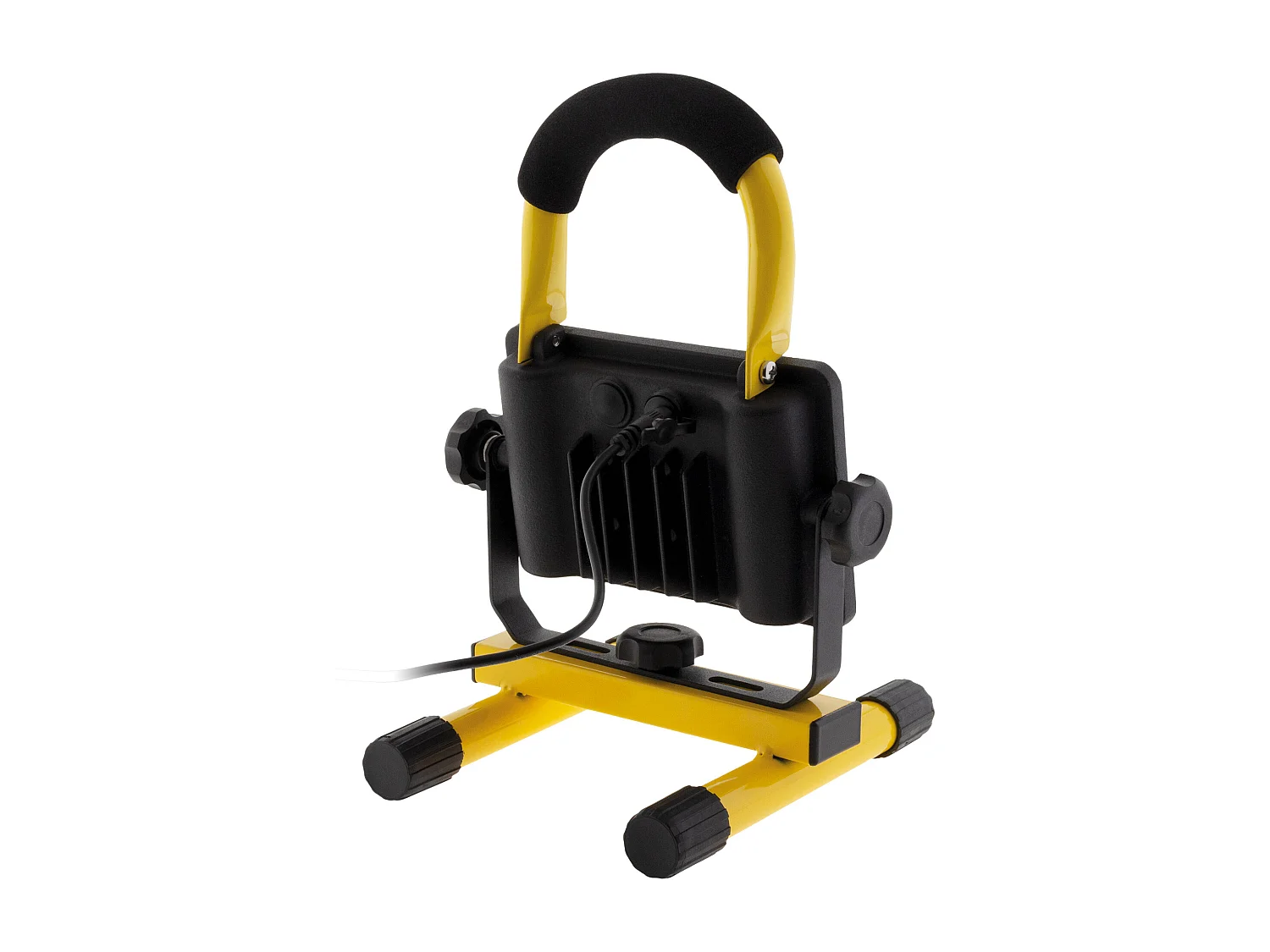 Projecteur LED rechargeable de chantier 10W - Jaune - Zenitech