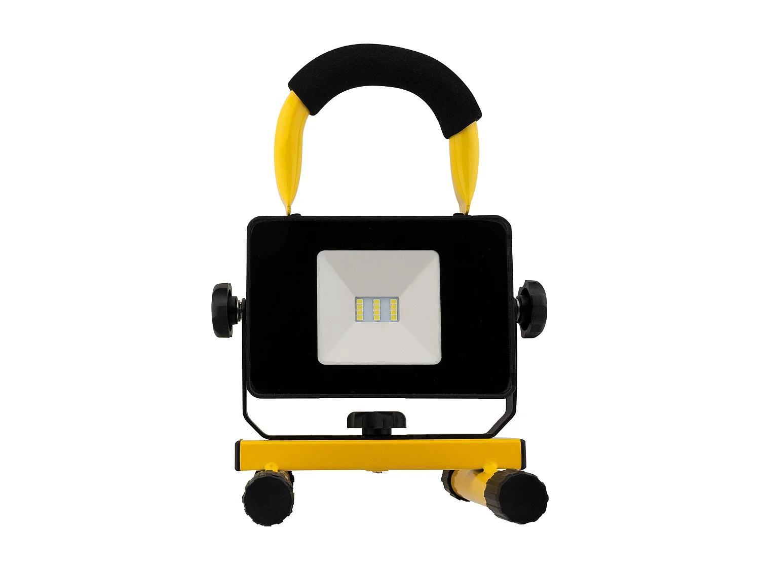 Projecteur LED rechargeable de chantier 10W - jaune - Zenitech