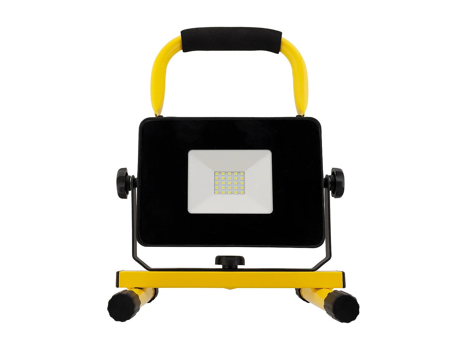 Projecteur LED rechargeable de chantier 20W - Jaune - Zenitech