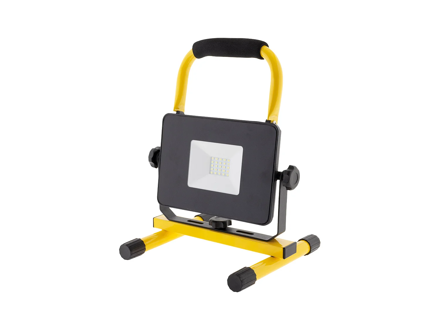 Projecteur LED rechargeable de chantier 20W - Jaune - Zenitech