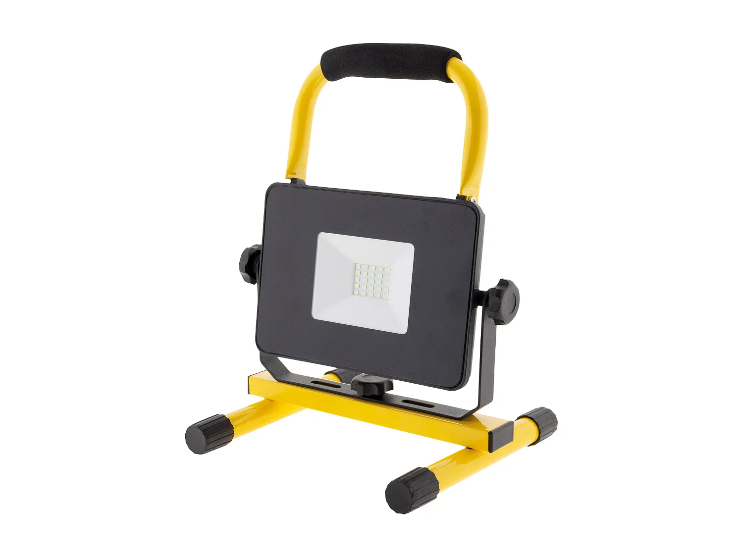 Projecteur LED rechargeable de chantier 20W - jaune - Zenitech