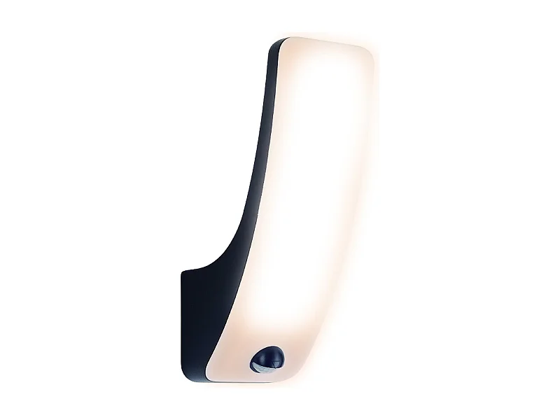 Applique extérieure A++ Kuta et détecteur de mouvement IP54 1600lm - Voltman