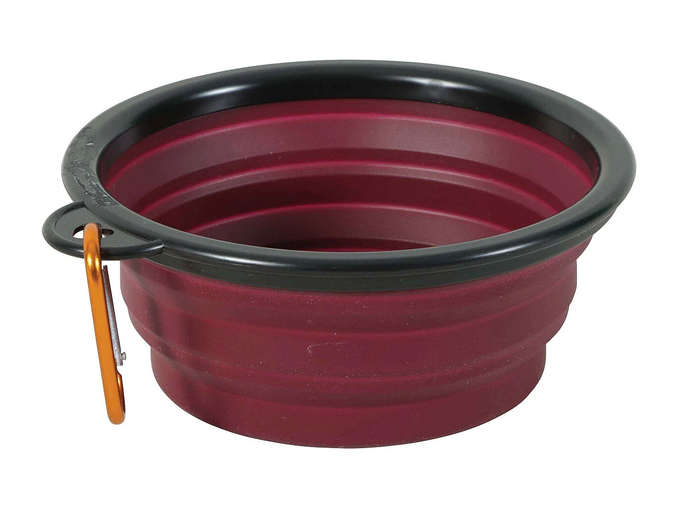 Gamelle souple en silicone rouge Bivouak 1 litre