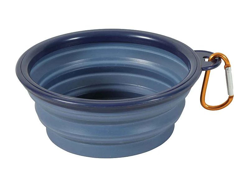 Gamelle souple en silicone bleu Bivouak 650 ml