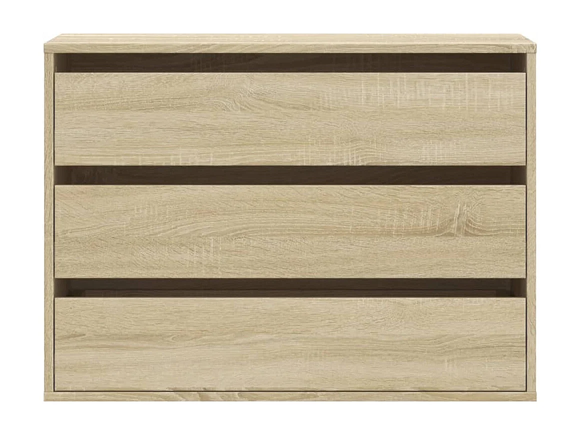 Commode d'angle chêne sonoma 80x41x58 cm bois d'ingénierie