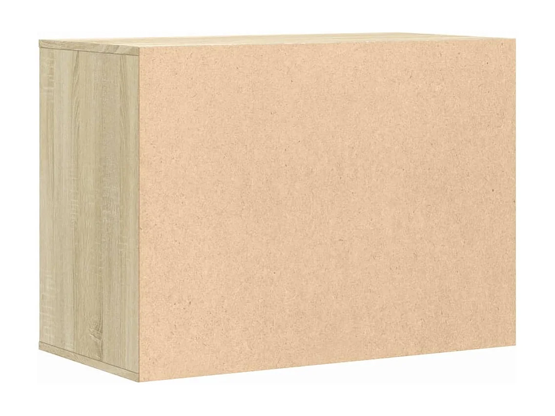 Commode d'angle chêne sonoma 80x41x58 cm bois d'ingénierie