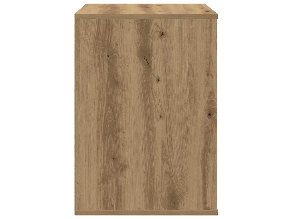 Commode d'angle chêne artisanal 40x41x58 cm bois d'ingénierie