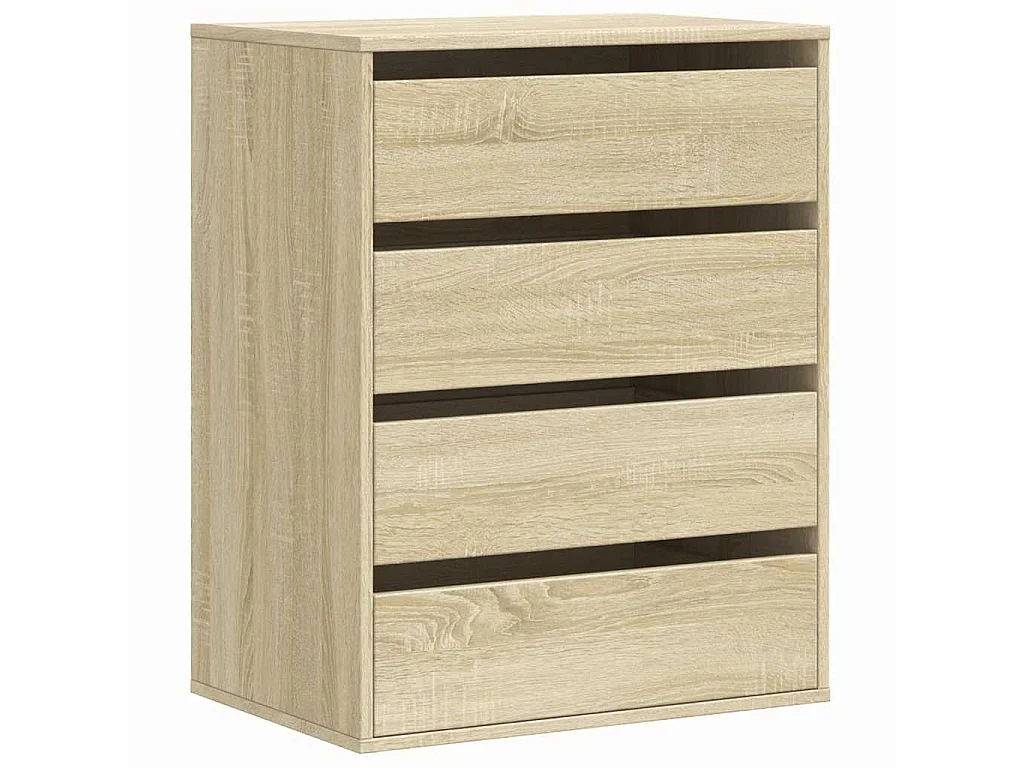Commode d'angle chêne sonoma 60x41x76 cm bois d'ingénierie