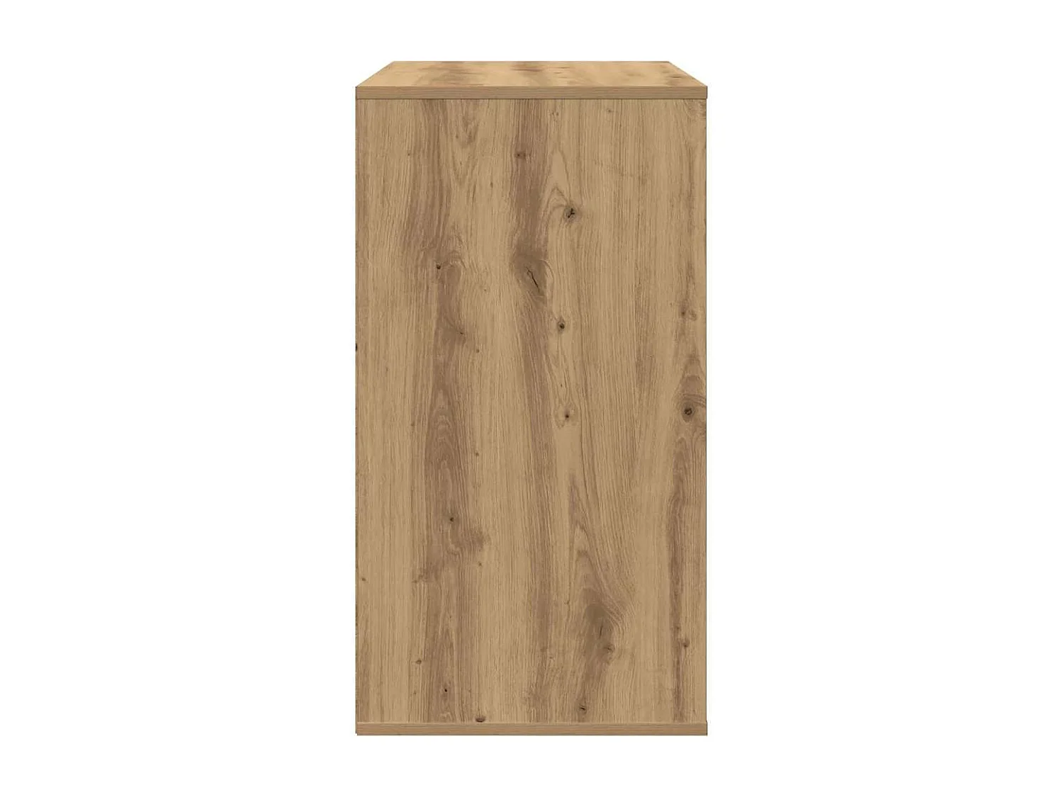 Commode d'angle chêne artisanal 60x41x76 cm bois d'ingénierie