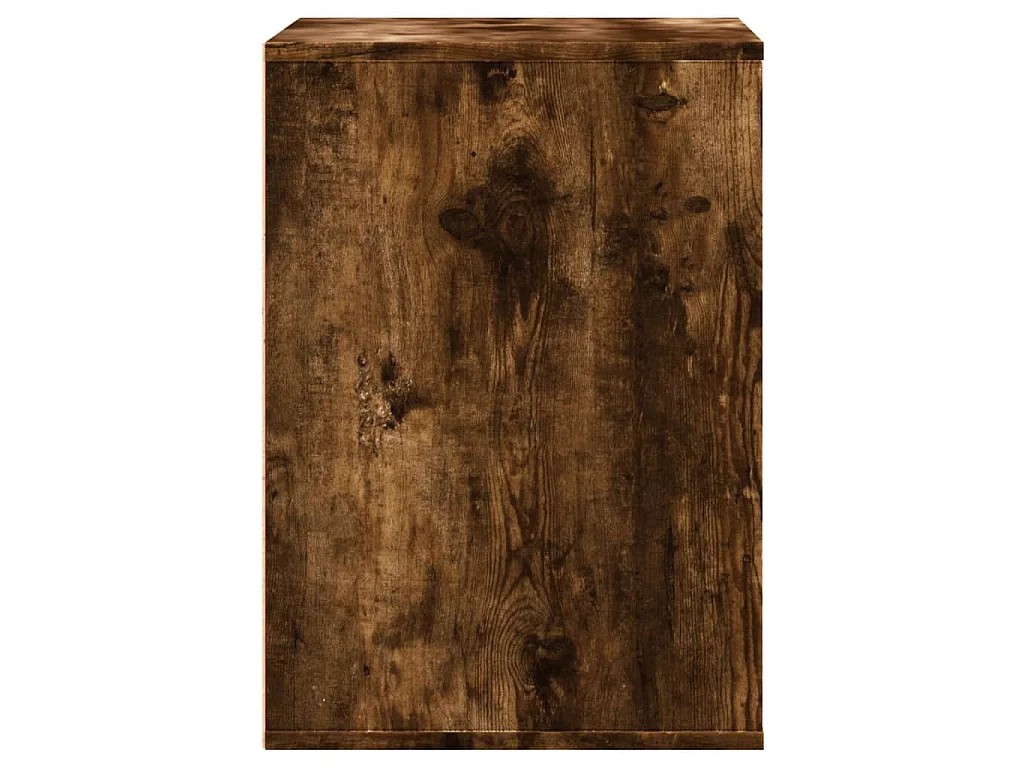 Ladekast 60x41x58 cm bewerkt hout gerookt eikenkleurig