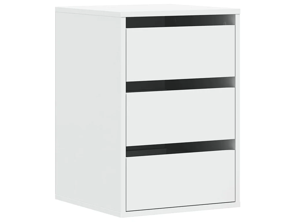 Cassettiera Bianca 40x41x58 cm in Legno Multistrato