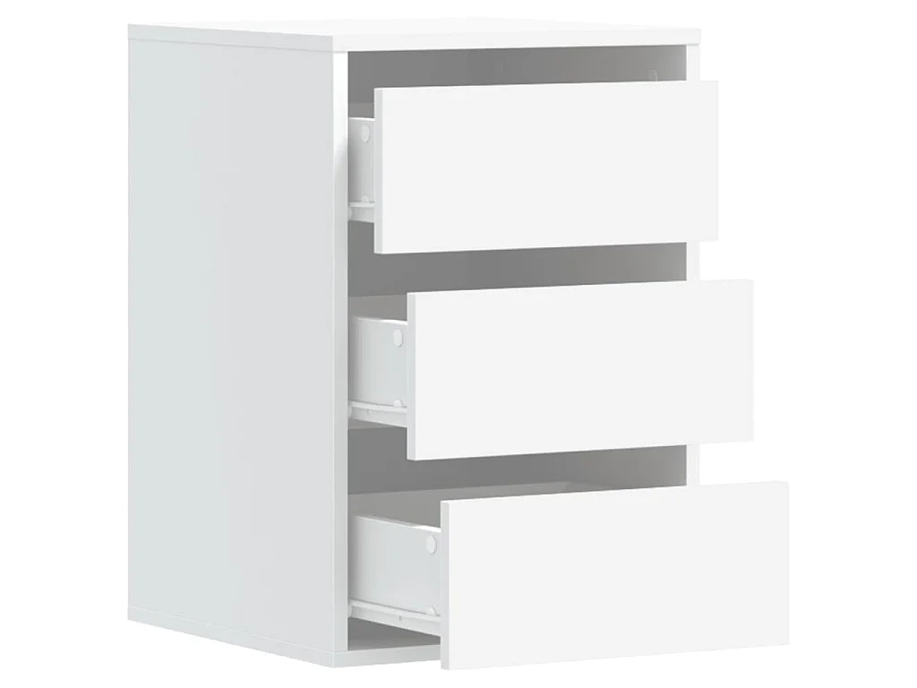 Cassettiera Bianca 40x41x58 cm in Legno Multistrato