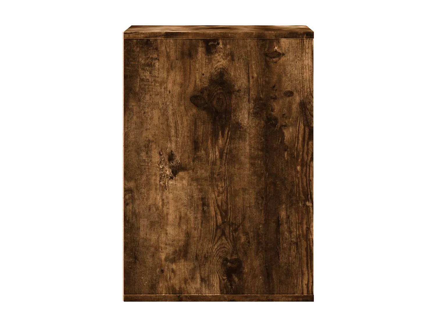 Commode d'angle chêne fumé 40x41x58 cm bois d'ingénierie