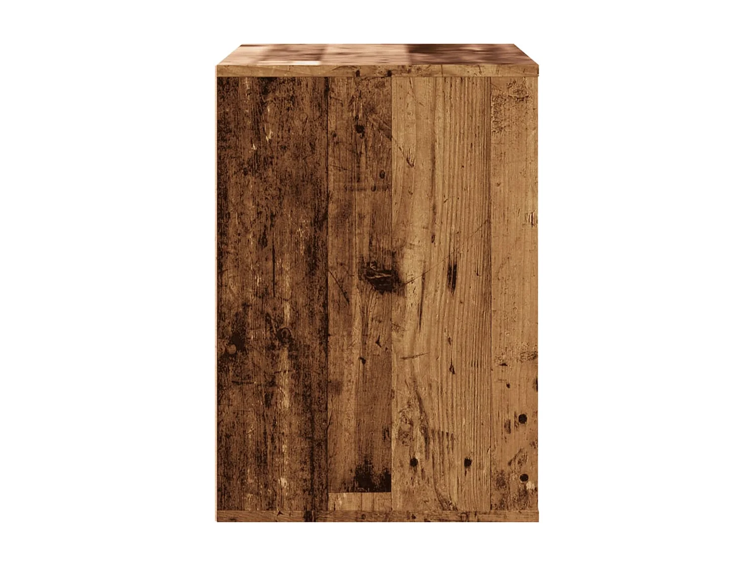 Commode d'angle vieux bois 80x41x58 cm bois d'ingénierie