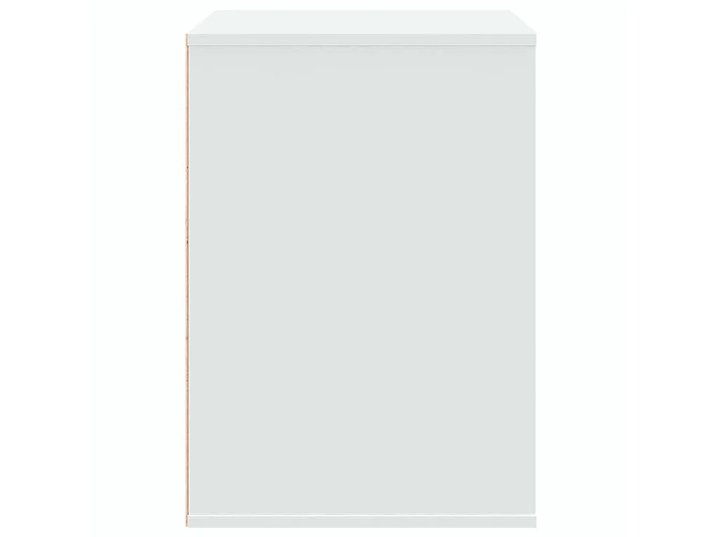 Cassettiera Bianca 80x41x58 cm in Legno Multistrato