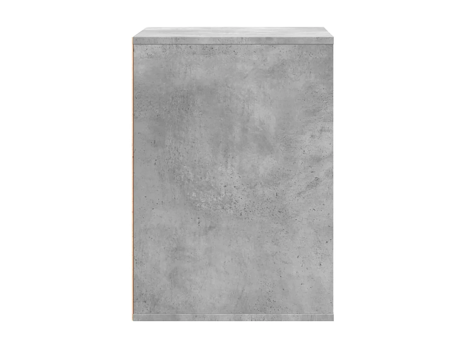 Commode d'angle gris béton 60x41x58 cm bois d'ingénierie