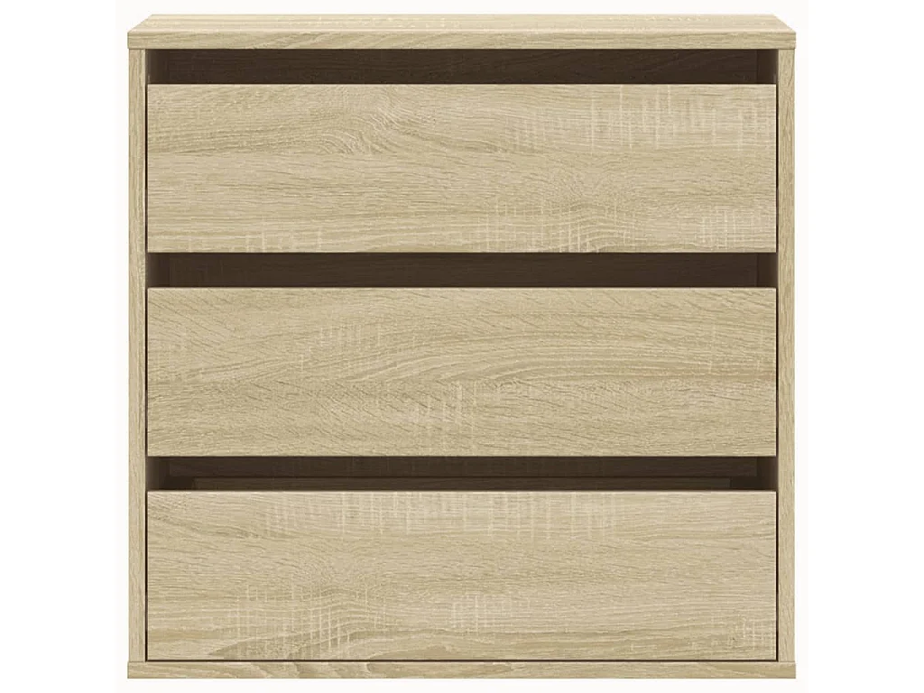 Ladekast 60x41x58 cm bewerkt hout sonoma eikenkleurig