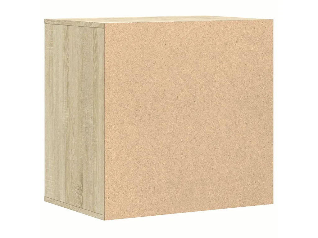 Ladekast 60x41x58 cm bewerkt hout sonoma eikenkleurig