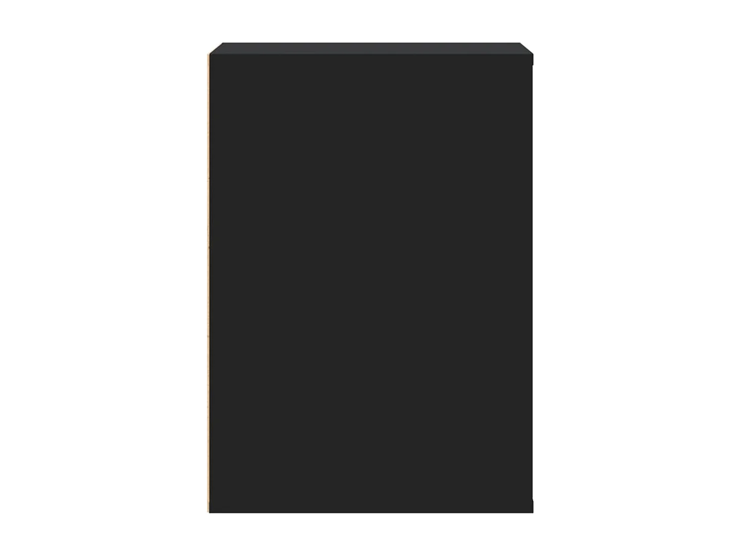 Commode d'angle noir 40x41x58 cm bois d'ingénierie