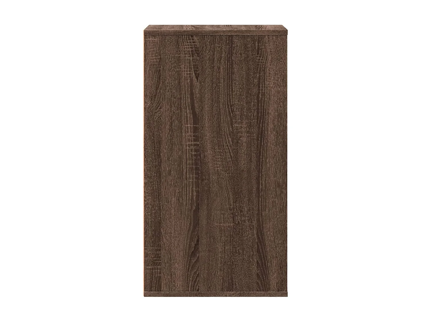 Commode d'angle chêne marron 40x41x76 cm bois d'ingénierie