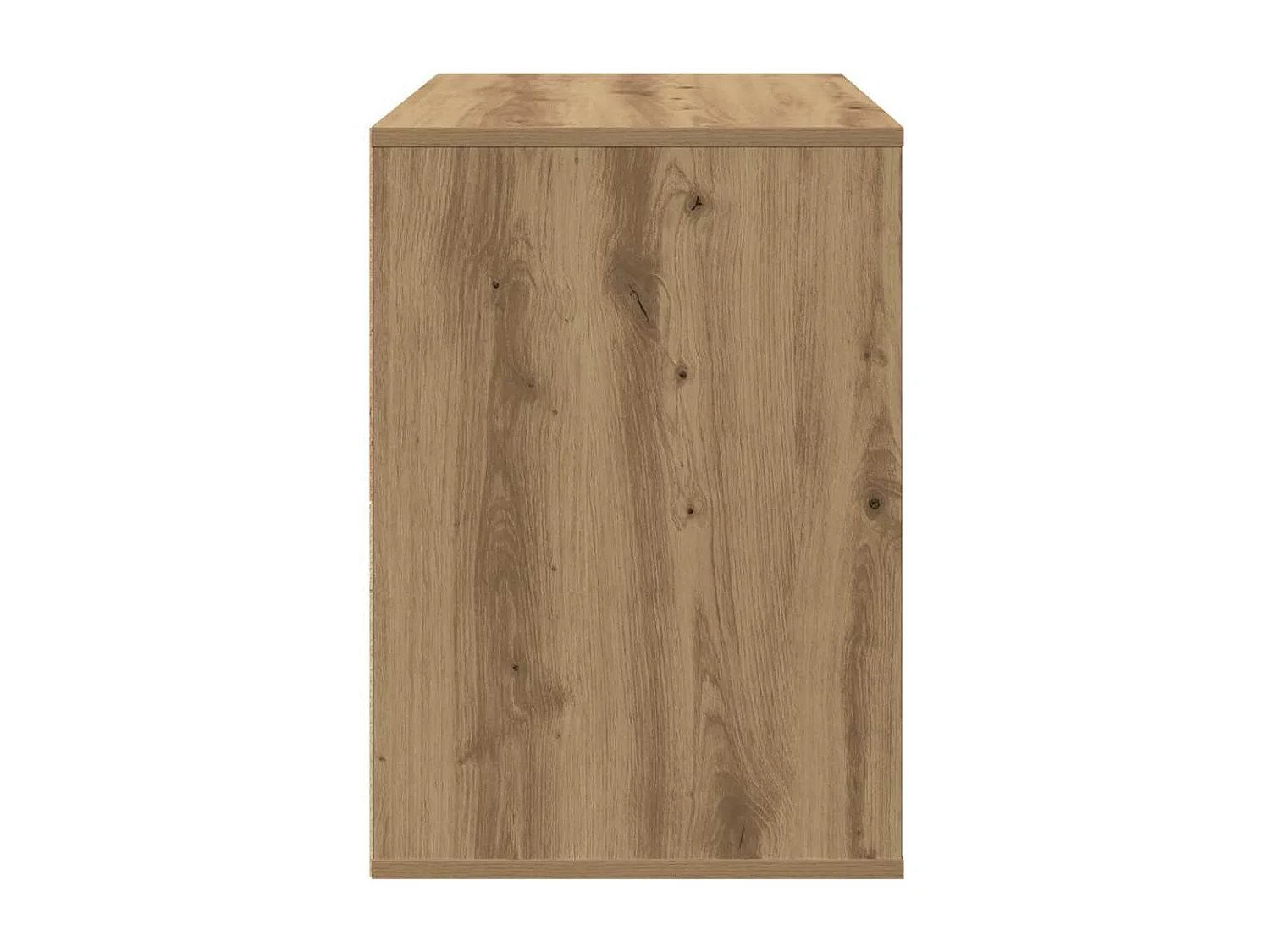 Commode d'angle chêne artisanal 60x41x58 cm bois d'ingénierie