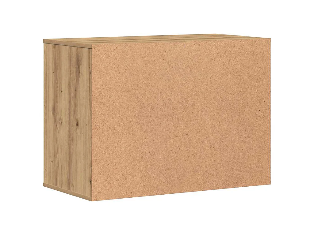 Cajonera de esquina madera ingeniería roble artisan 80x41x58 cm