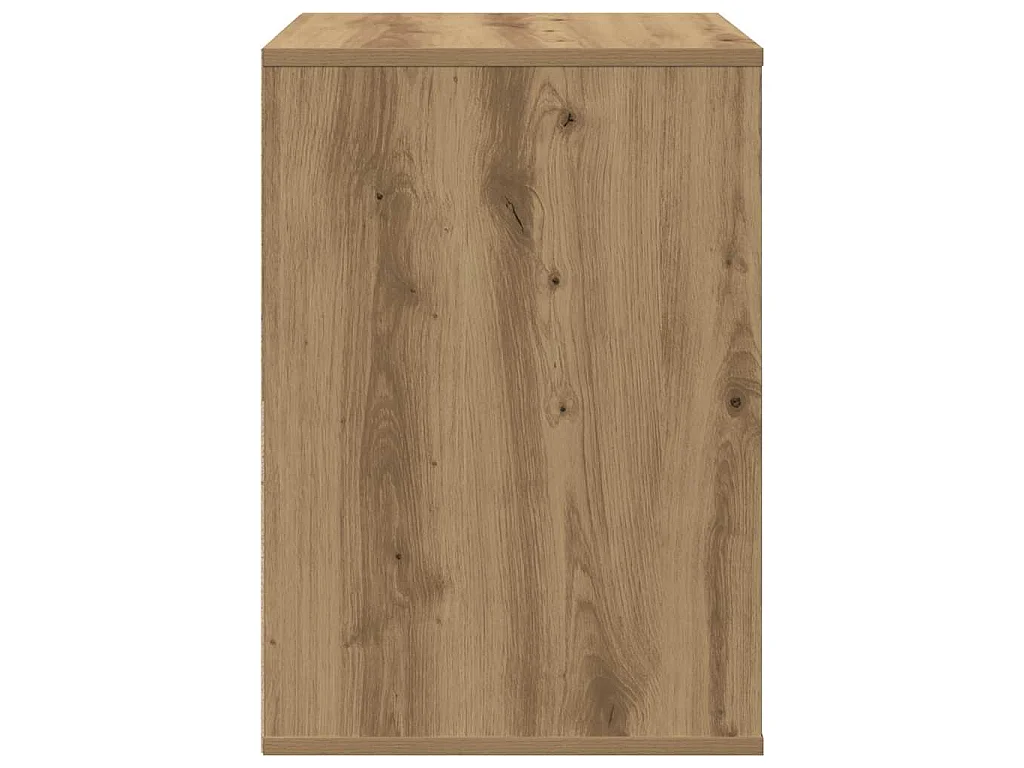 Cajonera de esquina madera ingeniería roble artisan 80x41x58 cm