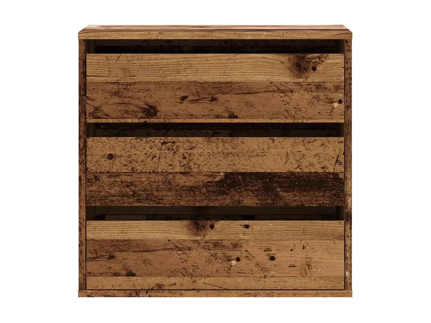 Commode d'angle vieux bois 60x41x58 cm bois d'ingénierie